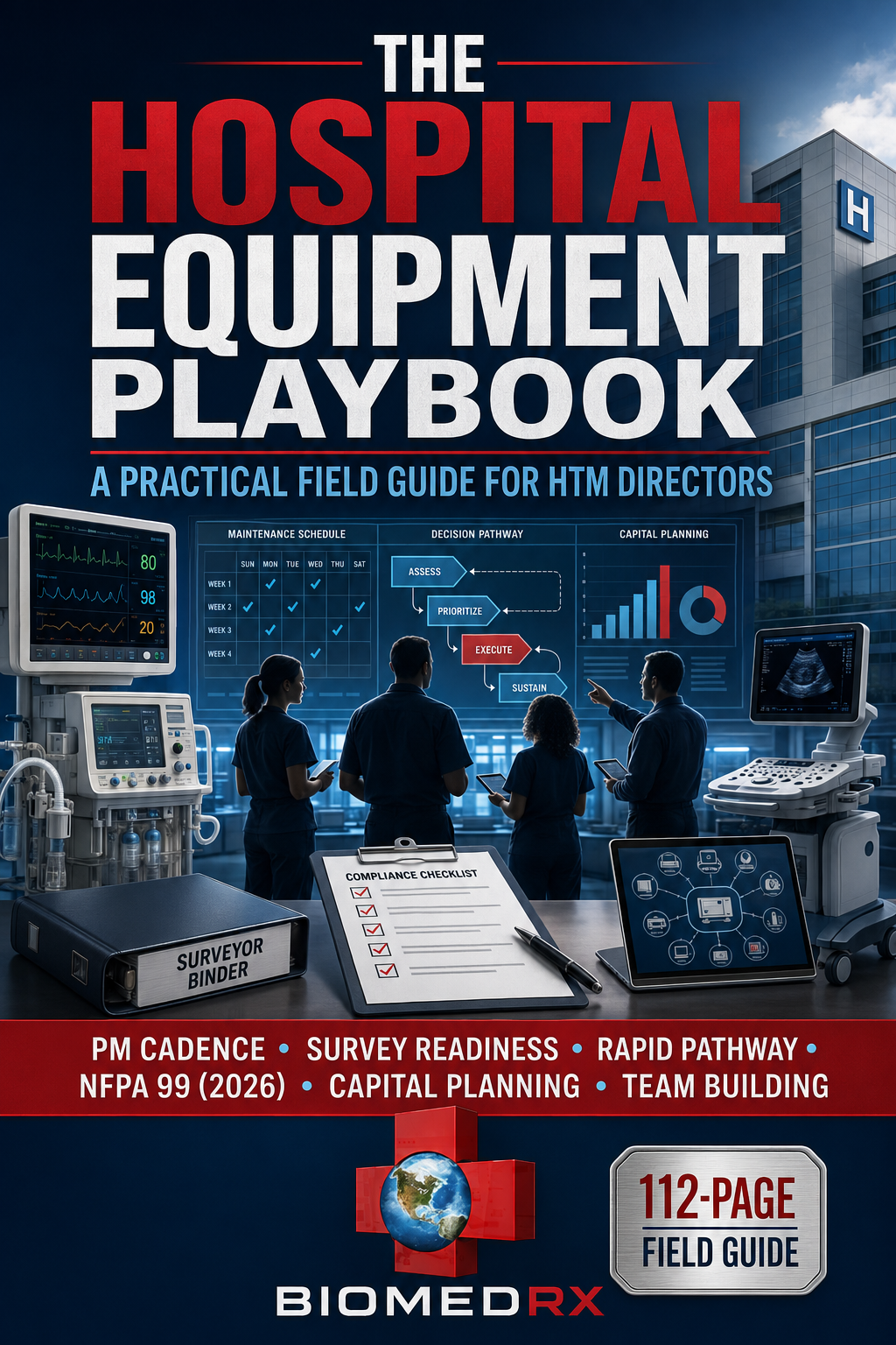 The Hospital Equipment Playbook — eBook cover